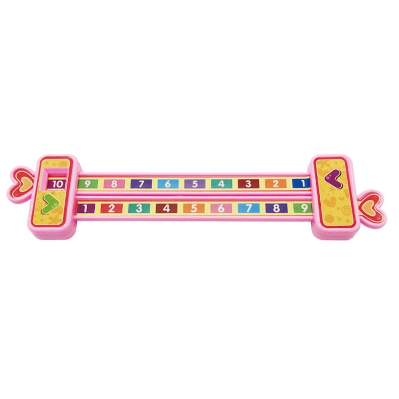 

Math Preschool Learning Kindergarten Puzzle Plastic Ruler with Number Sign for Kids Early Educational Study Toy