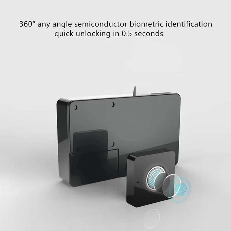 

Security Smart Fingerprint Lock T4 Fingerprint Lock Drawer Lock Bedroom Study Cabinet Wardrobe Privacy Protection