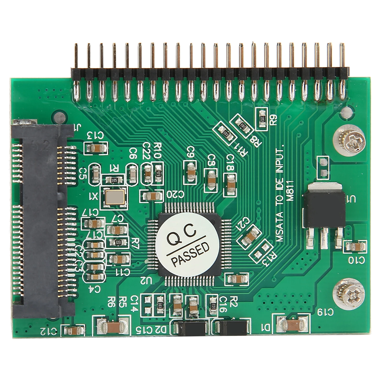 

Adapter Card Mini PCIE MSATA SSD to 44 Pin IDE Hard Disk Converter Reader Computer Accessories