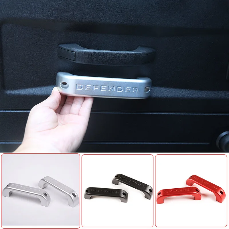

For Land Rover Defender 90 110 04-18 Aluminum Alloy Door Interior Door Handle Decoration Accessories Retrofit Replacement Parts