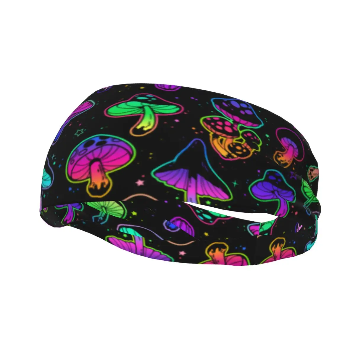 

Psychedelic Mushrooms Headband Sweat Wash Bands Hair band Outdoor Sport Sweatband Sports Safety for Women