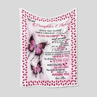 to my daughter blanket personalized name blanket grandpa blanket daughter blanket family throw blanket