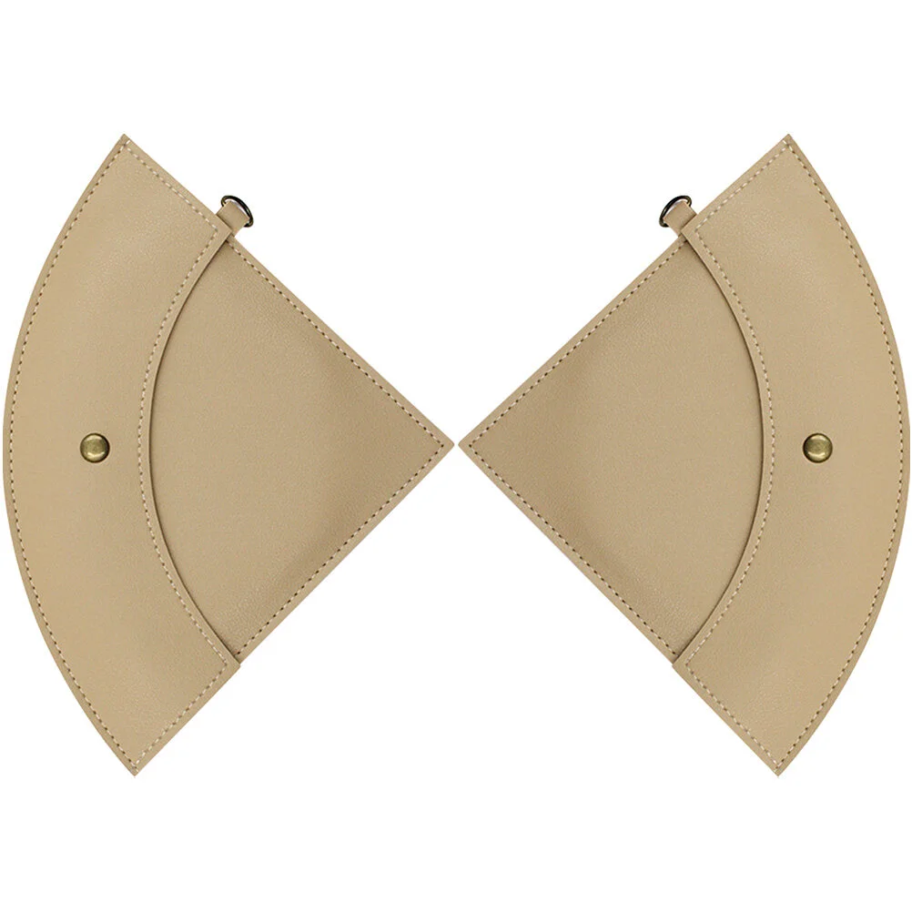 

2 Pcs Napkin Dispenser Home Paper Coffee Filter Holder Camping Pu Sleeve Carrier Silicone Case Rack Office