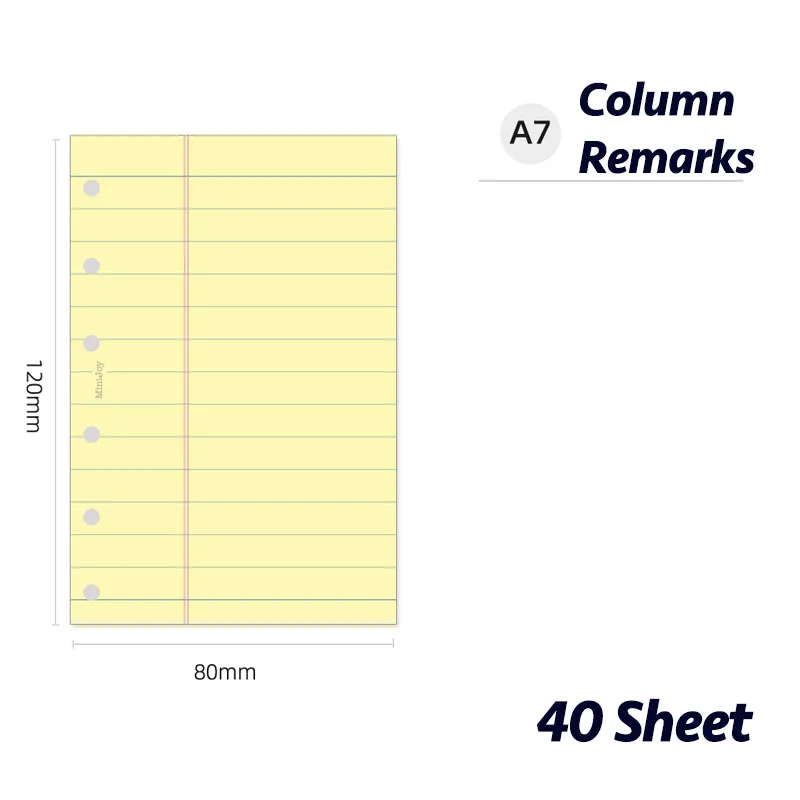 Fromthenon Упрощенная желтая тетрадь A6A7