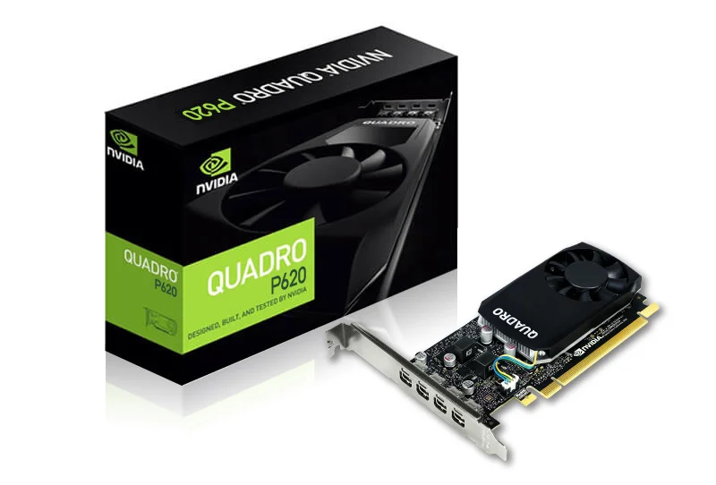 

NVIDIA Quadro P620 2G professional graphics card package