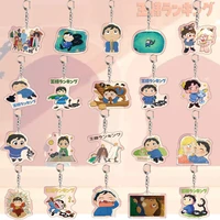 wholesale 20pcs anime ranking of kings acrylic keychain bojji kage figure pendant keyring jewelry accessories