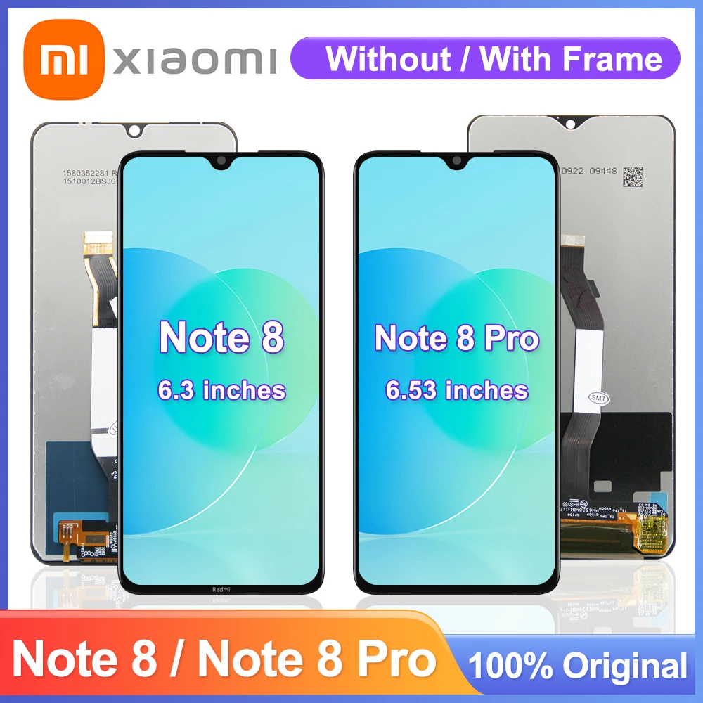 Оригинальный дисплей Redmi Note 8 Pro M1906G7I для Xiaomi M1908C3JH ЖК-дисплей сенсорный экран