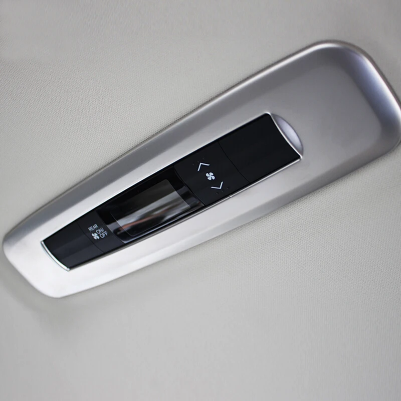 

For Honda Odyssey 2015 2016 accessories ABS Plastic Chrome Car Styling rear reading light Lampshade Switch Button Cover Trim