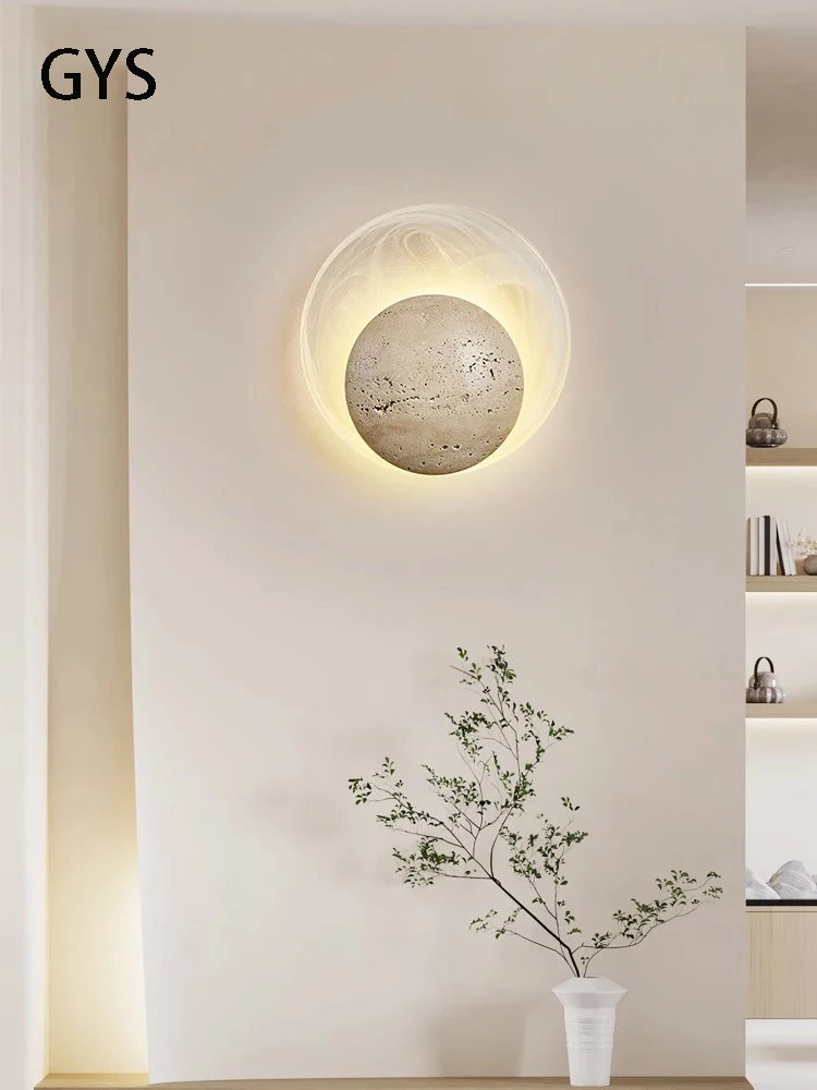 

Прикроватная светодиодная настенная лампа для спальни, дизайнерская креативная атмосфера, освещение в кремовом стиле для гостиной, детской комнаты, коридора