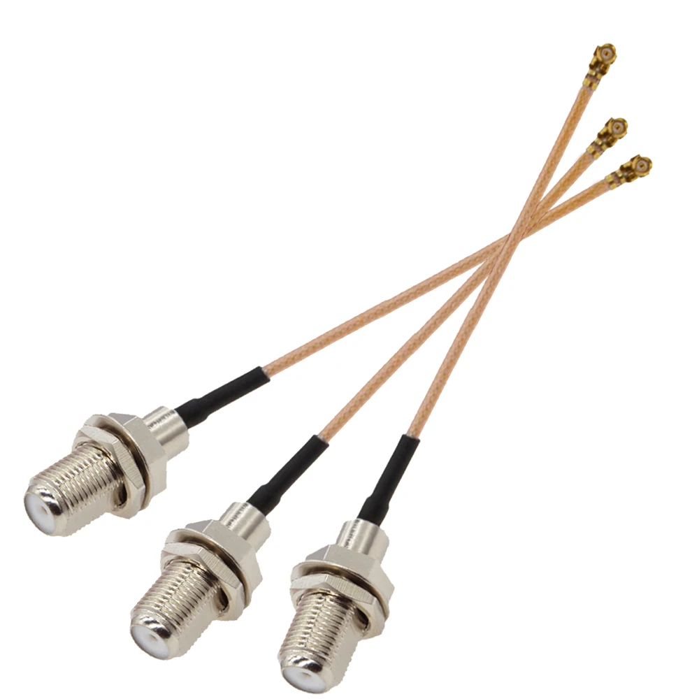 2 шт. 15 см RG178 F гнездовая переборка к разъему U.FL коаксиальный RF косичка кабель WIFI 4G
