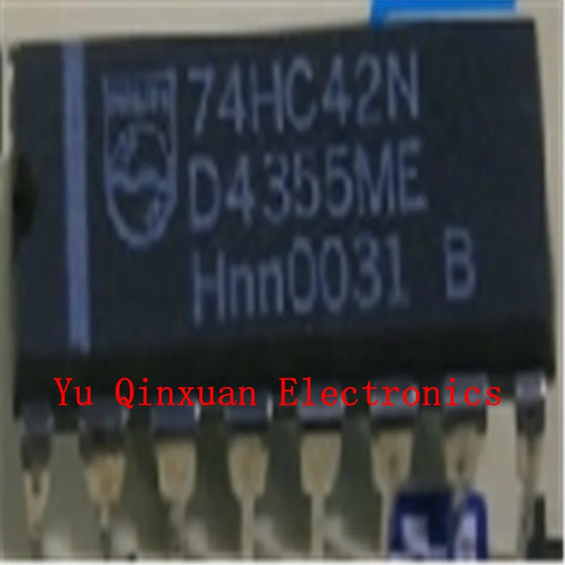 

74HC42N DIP16 BCD to decimal decoder, HC series, 10 output, new original stock