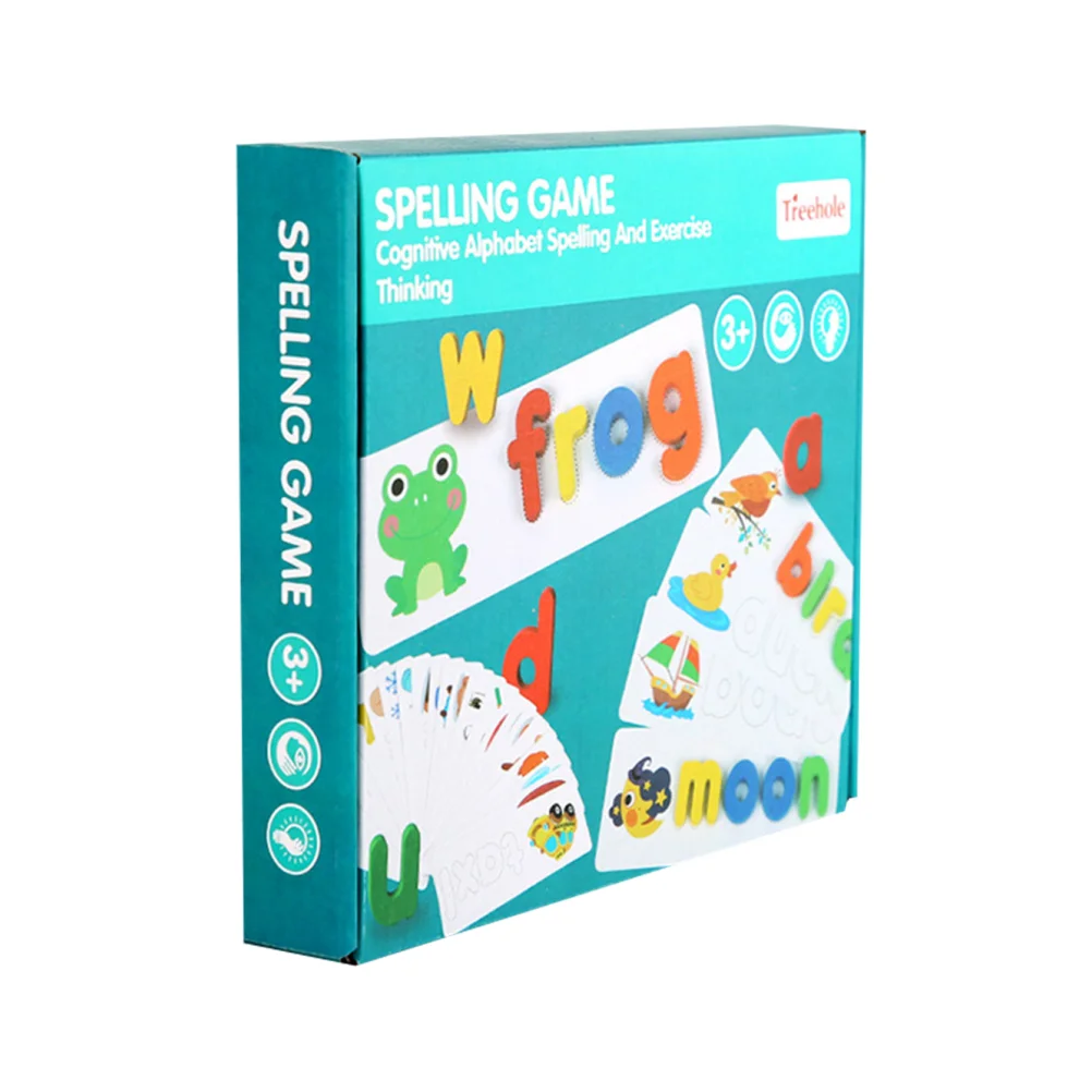 

Alphabetgame Wooden Puzzle Toddler Educational Games Spelling Letters 5 Year Oldsflash Word Kids Letter Matchingspellmatch
