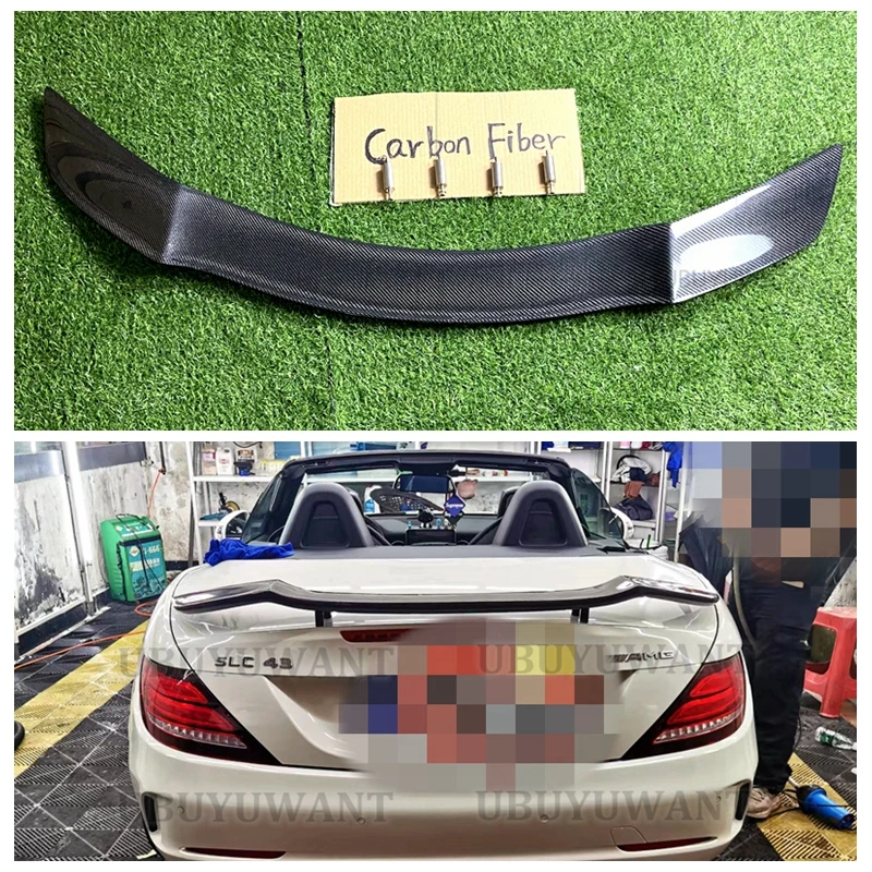 

Задний спойлер из углеродного волокна для Mercedes Benz SLK Class R171 R172 2004 - 2016 SLK200 SLK280 SLK300 SLK350
