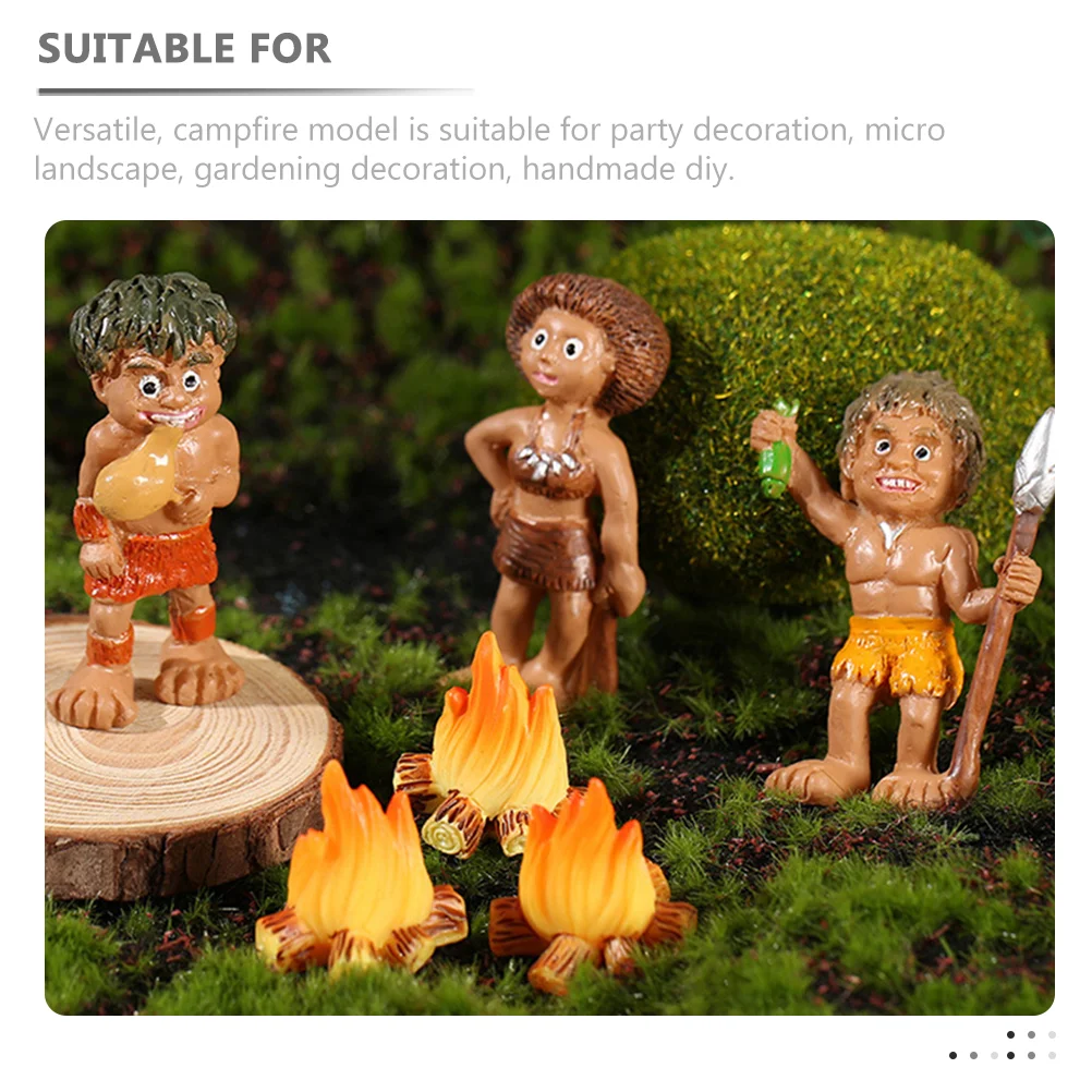 24 шт. украшения ручной работы миниатюрные цветочные горшки для костра ручные