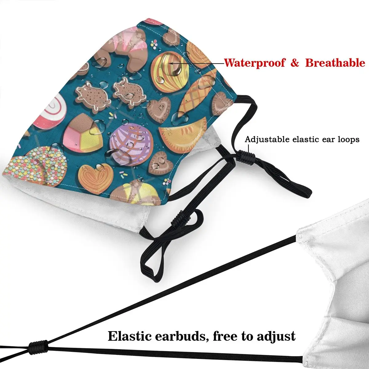 Мексиканская Сладкая хлебобулочная Бирюзовая маска для лица