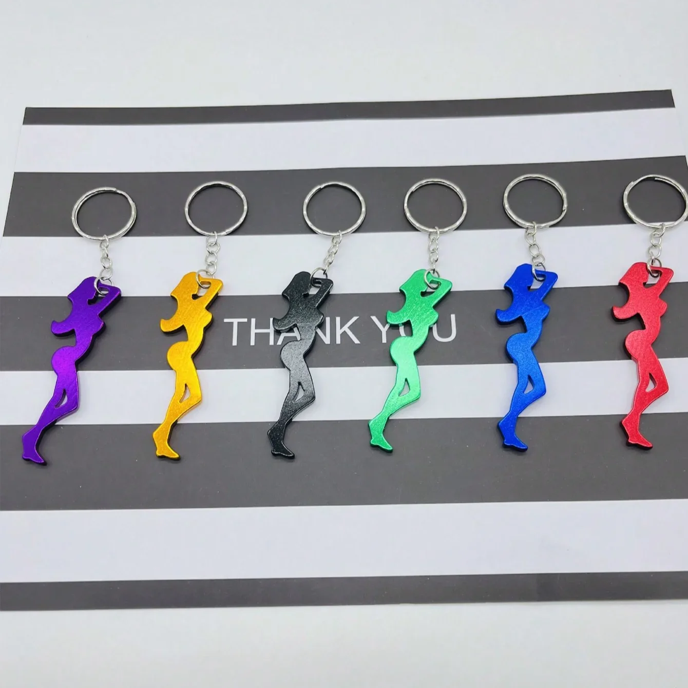 1 шт. креативный мини-сексуальный женский брелок с открывалкой для пивных бутылок