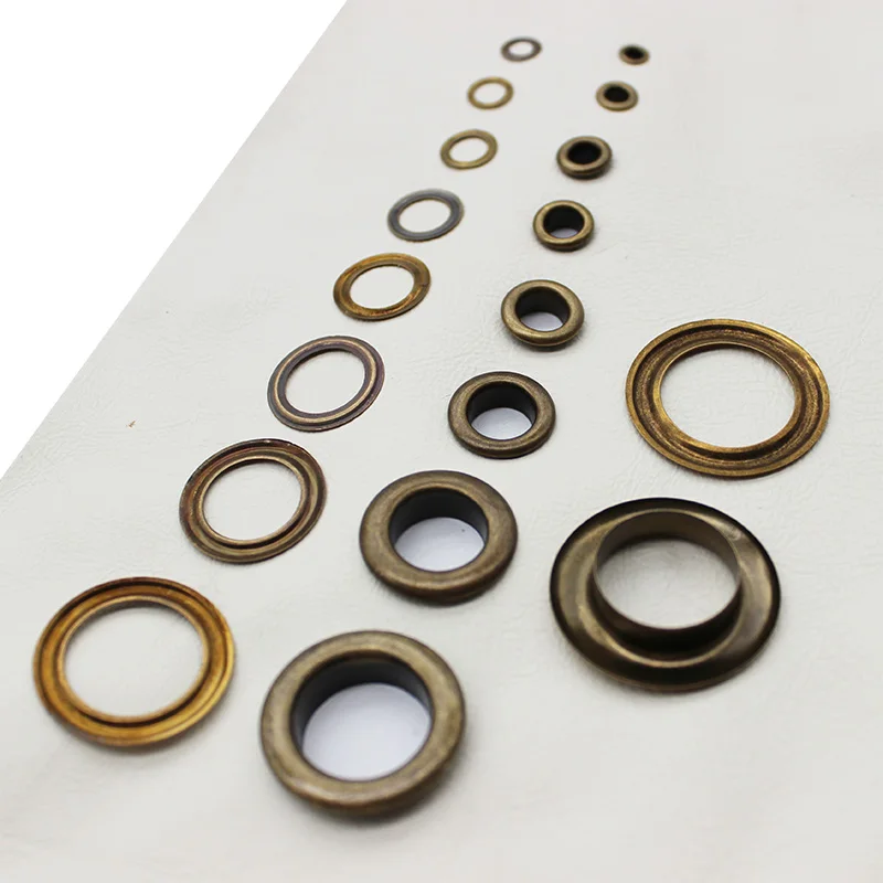 

Antique Brass Eyelet With Washer Leather Craft Repair Grommet 3mm 4mm 5mm 6mm 8mm 10mm 12mm 14mm 17mm 20mm