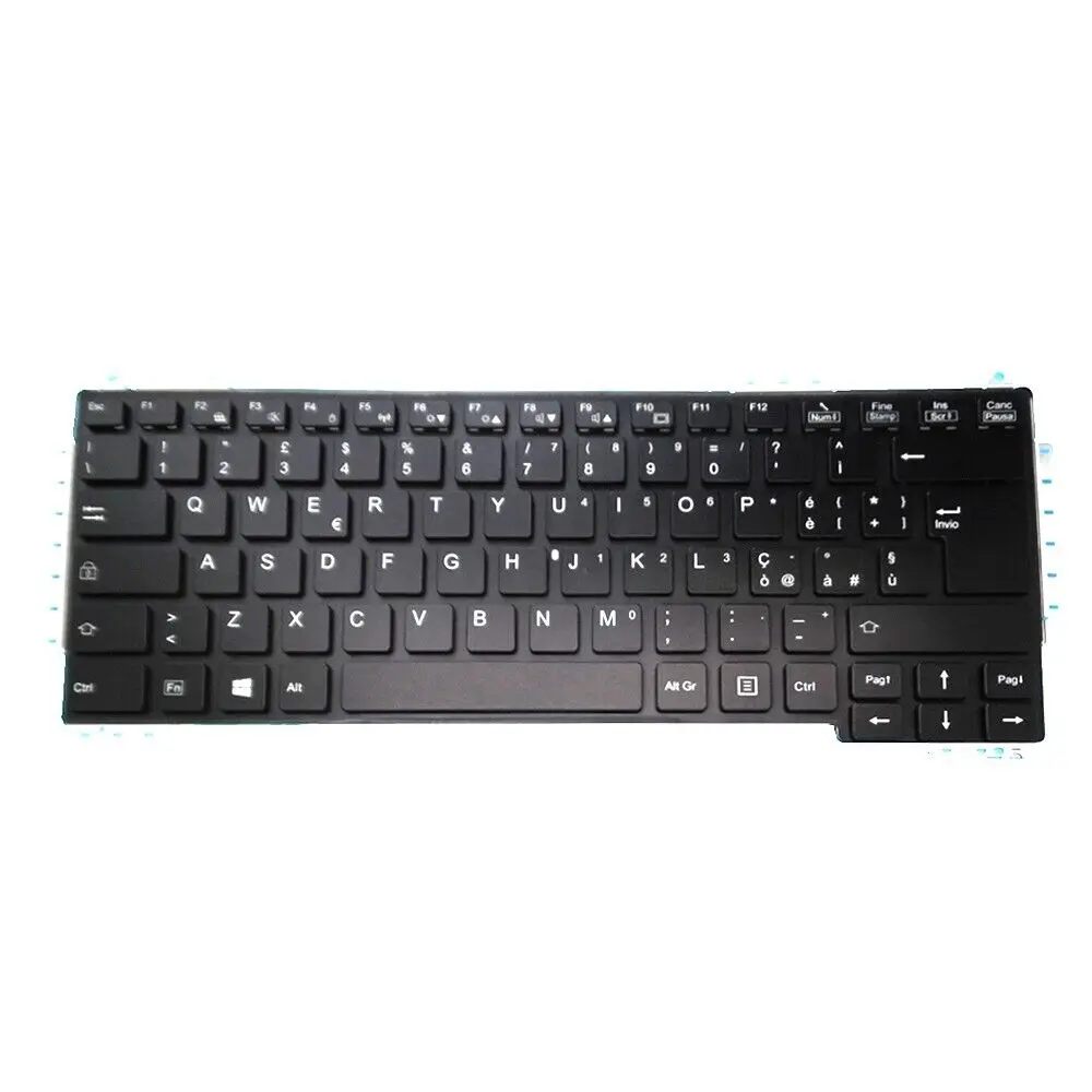 Фото Клавиатура KBHUB Italy IT для Fujitsu S904 S935 T904 T935 T936 U904 CP660837-01 с подсветкой №1