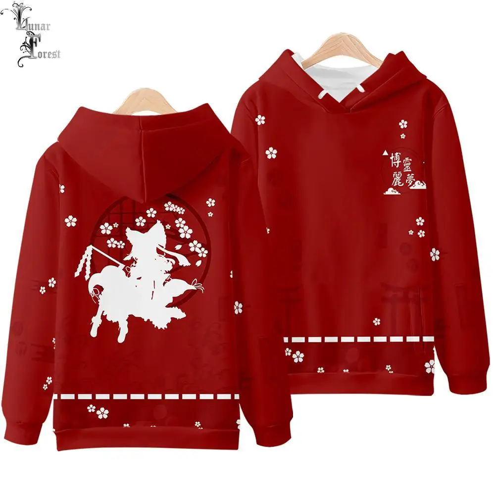 

2022 TouHou Project Hakurei Reimu 3D Printing Men/Women Autumn Japanese Game Hoodies Sweatshirt Long Sleeves 100-4XL Oversized