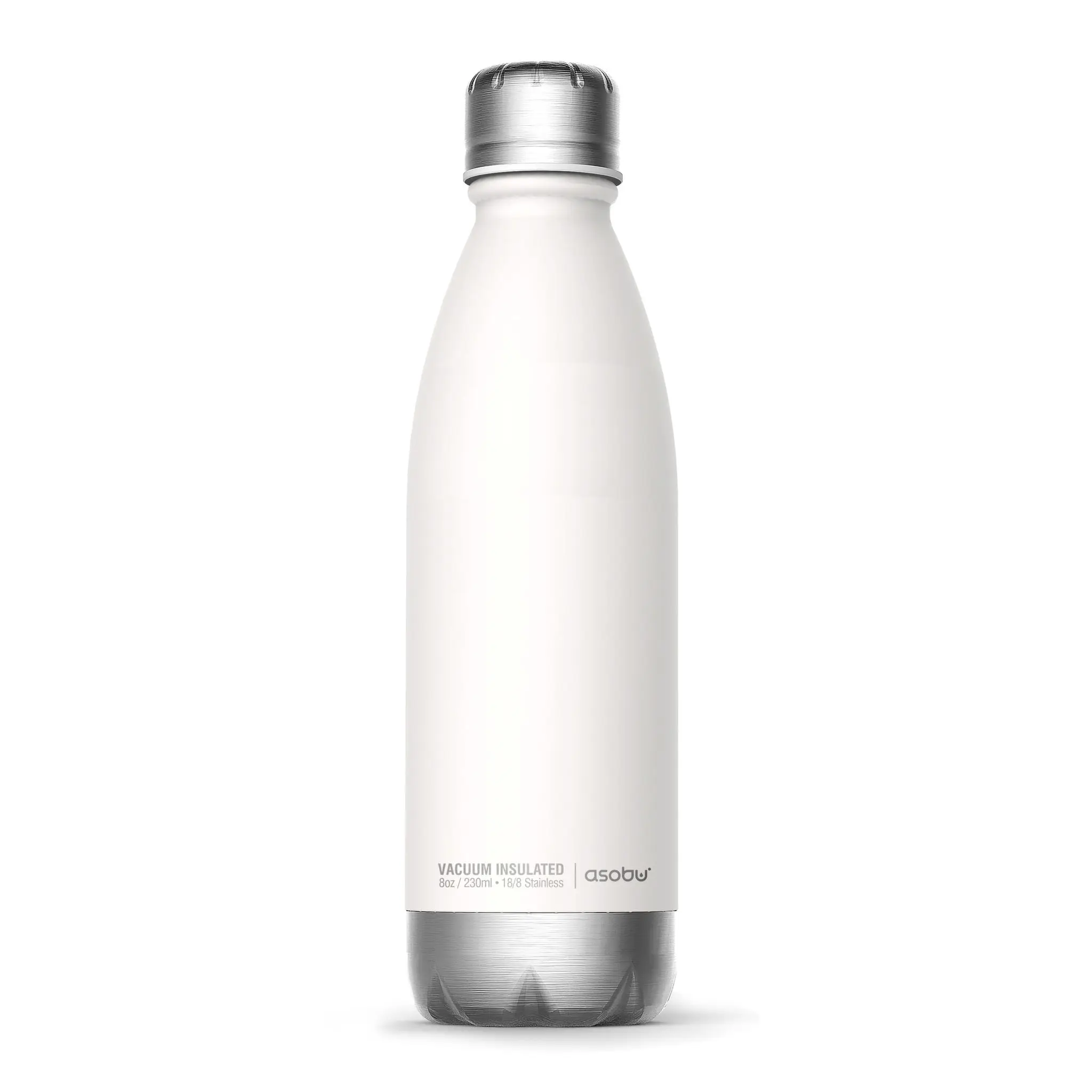 Asobu Термос-бутылка Central park 0 51 литра (White-Steel) (SBV17 white-silver) | Дом и сад
