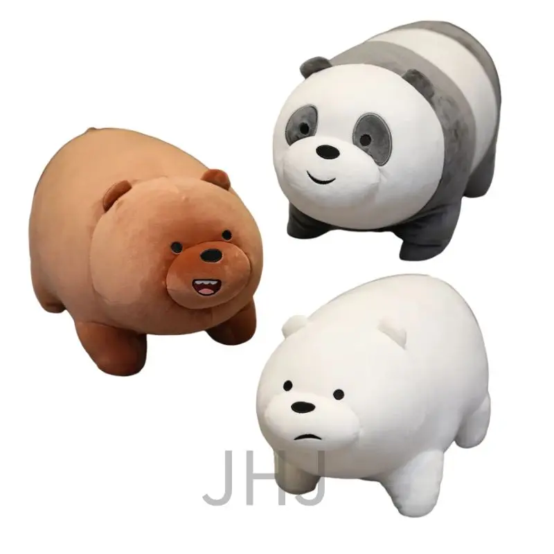 Мультяшные лежачие стоячие неизолированные медвежонки плюшевые игрушки мягкие