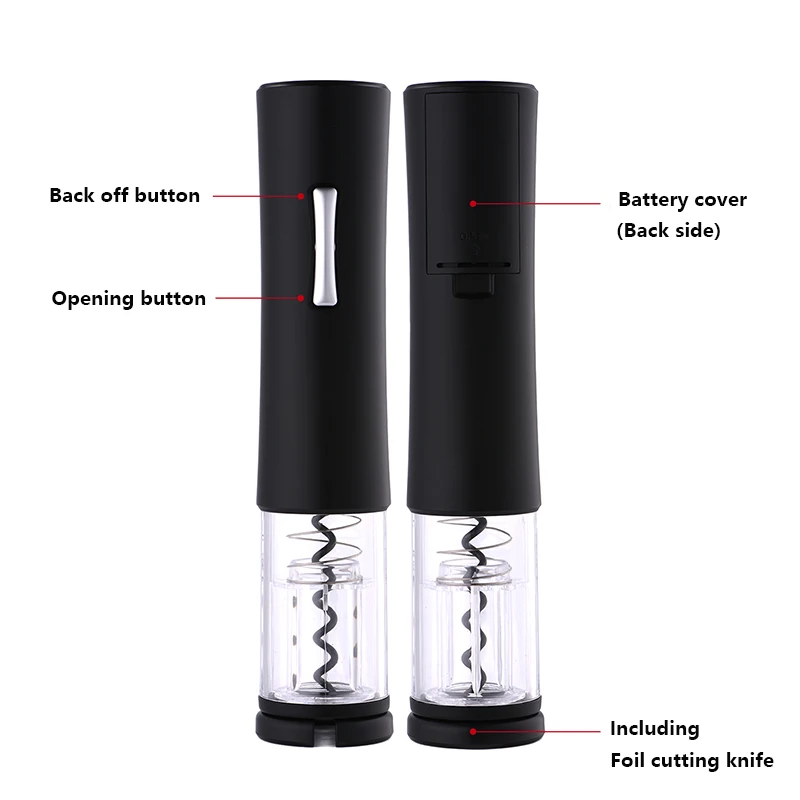 automatic bottle opener for red wine foil cutter electric red wine openers bottle opener jar opener kitchen accessories gadgets free global shipping