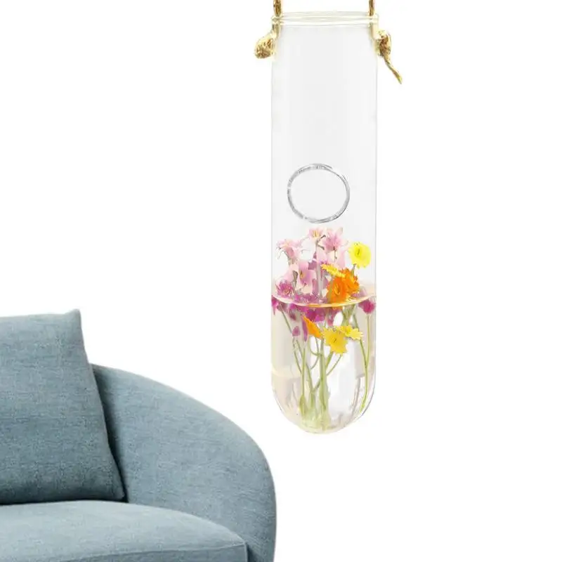 Стеклянная настенная ваза Гидропоника Настенные вазы для цветов Подвесные
