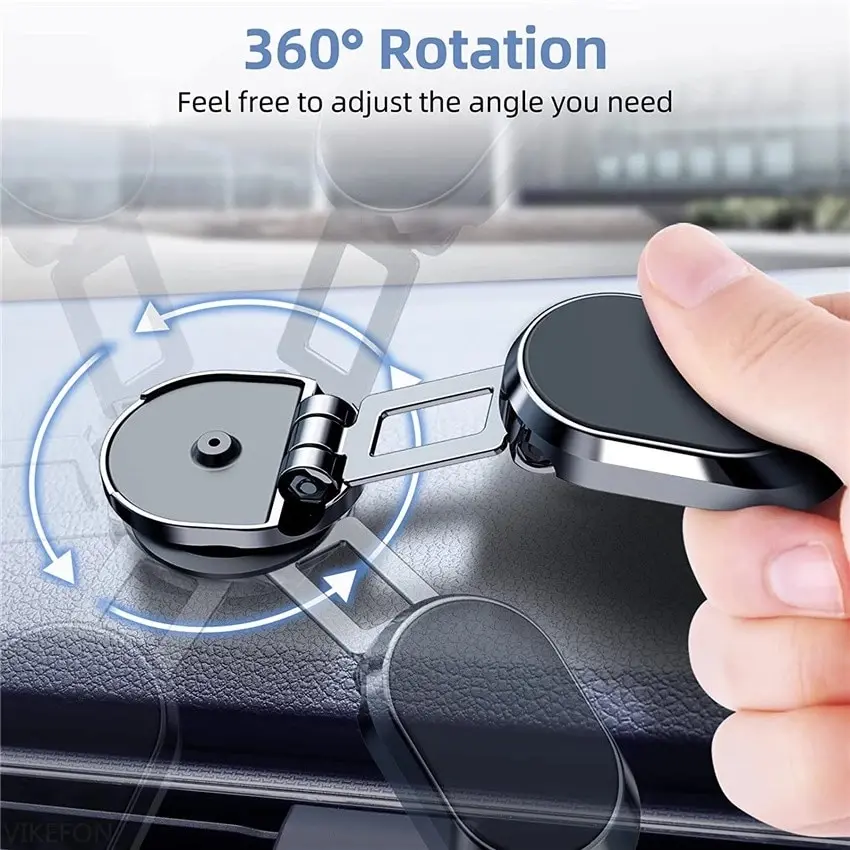 Magnetic Car Phone Holder Mount Magnet Smartphone Mobile Stand Cell GPS Support For iPhone 14 13 12 11X8 Xiaomi Samsungamsung