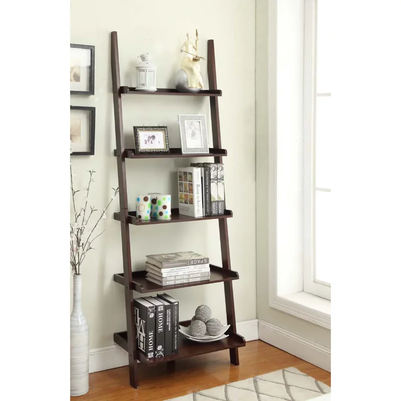 

Convenience Concepts American Heritage Bookshelf Ladder, Espresso