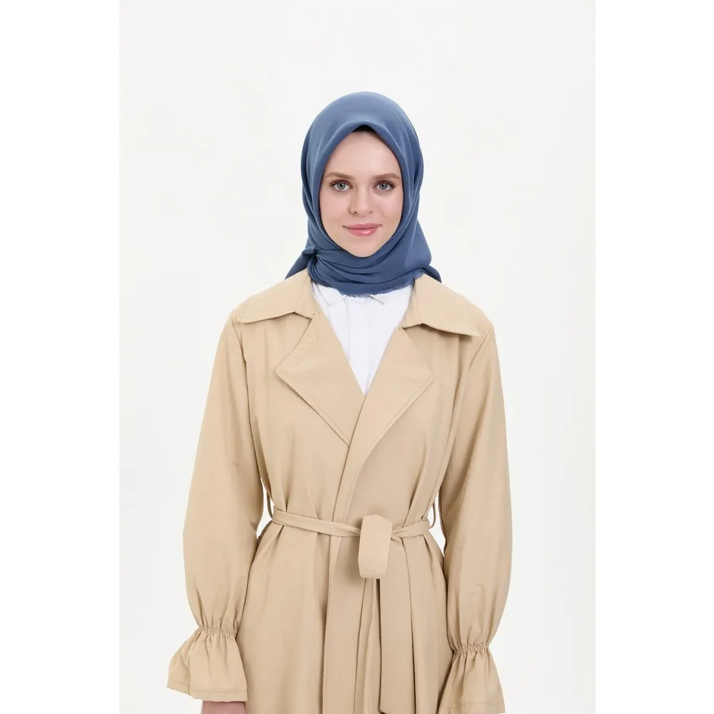 

Однотонный шарф Dorlie Alisya Cottony темно-синий