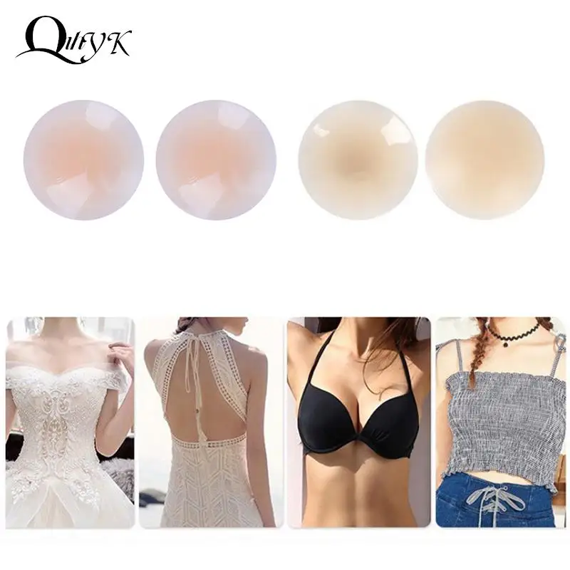 

Reusable Women Breast Petals Lift Nipple Cover Invisible Petal Adhesive Strapless Backless Stick On Bra Silicone Breast Stickers