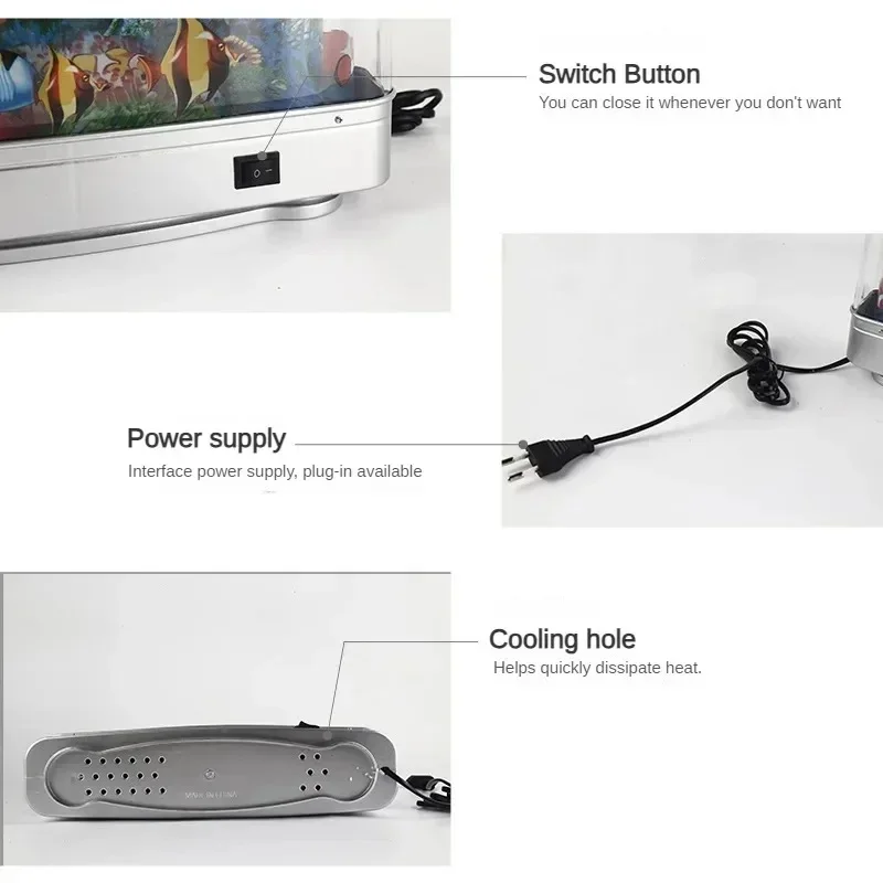 Светодиодная подводная лампа для аквариума декоративное освещение рыбной