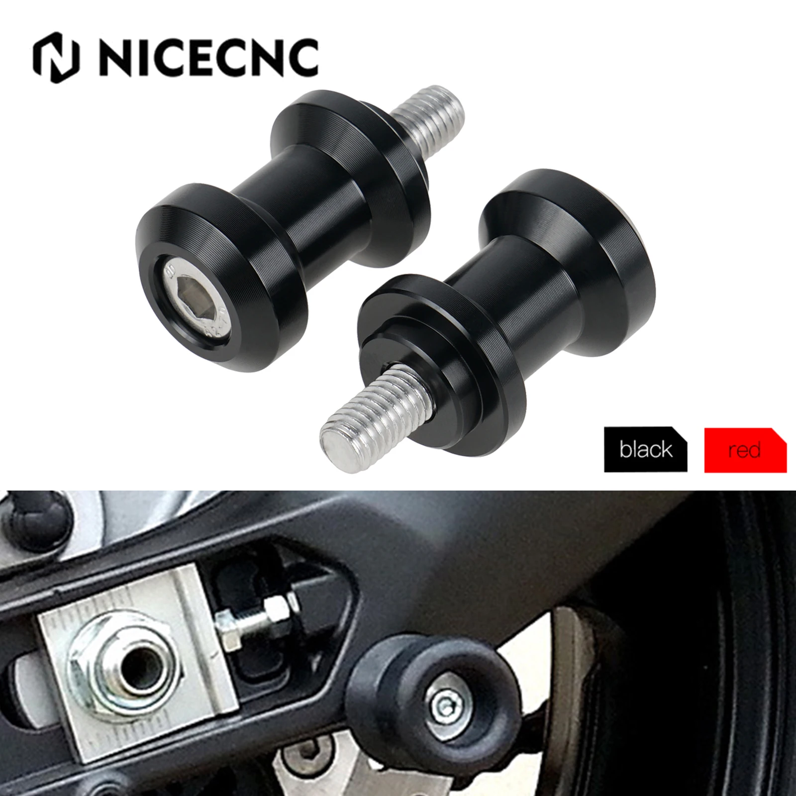 Шпули M8 Swingarm для Suzuki GSXR 600 750 1000 1300 GSR750 SFV650 SV 1000S 650 S TL 1000R