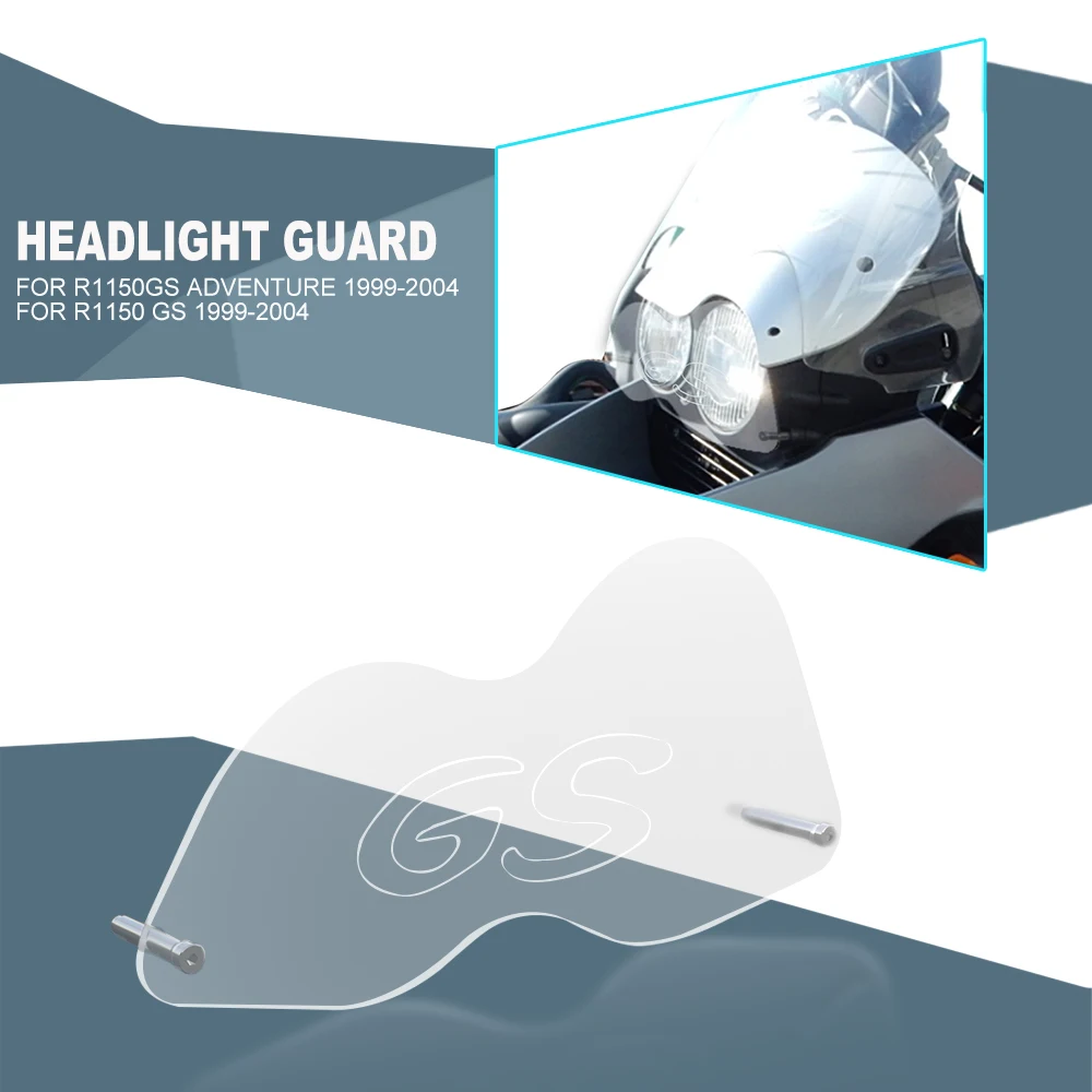

R1150GS Headlight Guard Clear Style Front Lamp Protector Cover For BMW R1150GS R11500 GS/Adventure adv ADV 1999-2004 2003 2002