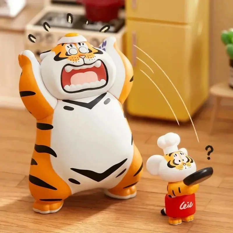 Фото I Am Not Fat Tiger Loving Father Faithful Son V2 Series Dolls Blind Box Mystery Box Toys Cute Action Anime Figure Kawaii Model №3