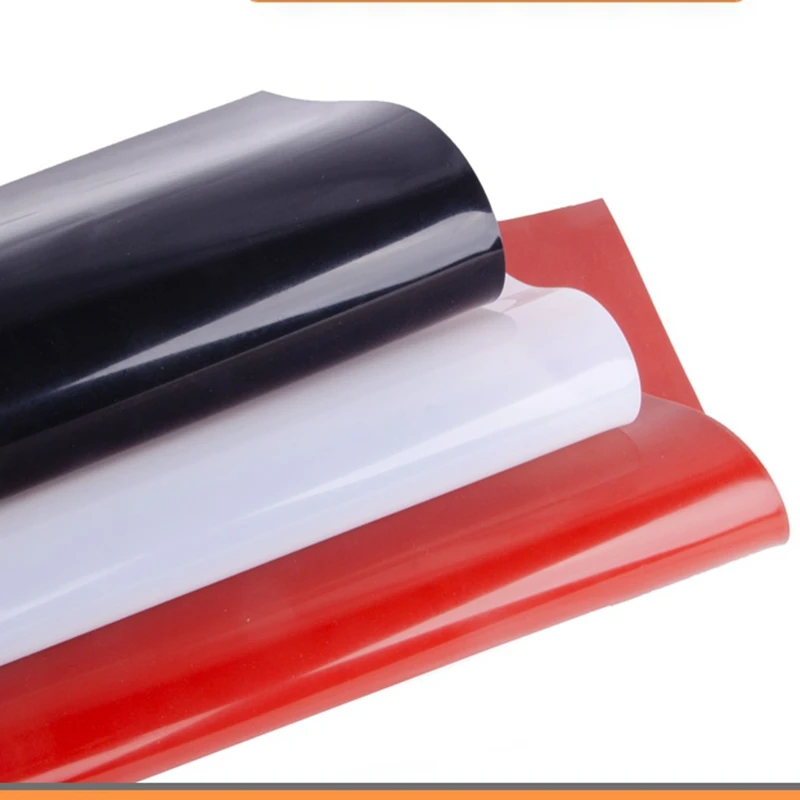

1mm/1.5mm/2mm Red/Black Silicone Rubber Sheet 250X250mm Black Silicone Sheet, Rubber Matt, Silicone Sheeting for Heat Resistance
