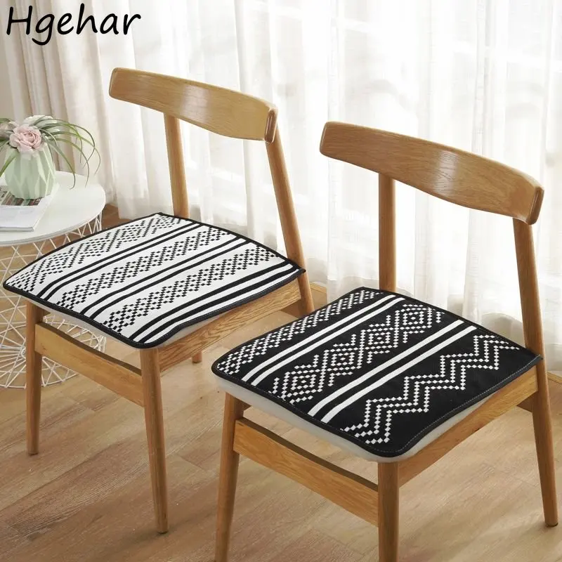 S Pillow Comfortable Bandage Non-slip Four Seasons Dining Chair Seat Cushion Office