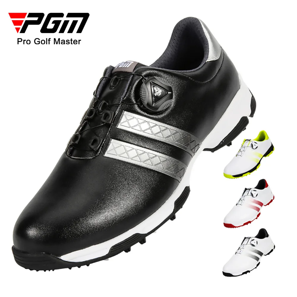 

PGM Golf Shoes Men's Waterproof Sport Shoes Knob Shoelaces Anti-side Slip Rotary Laces Sneakers Men's Shoes 2022 New Fashion