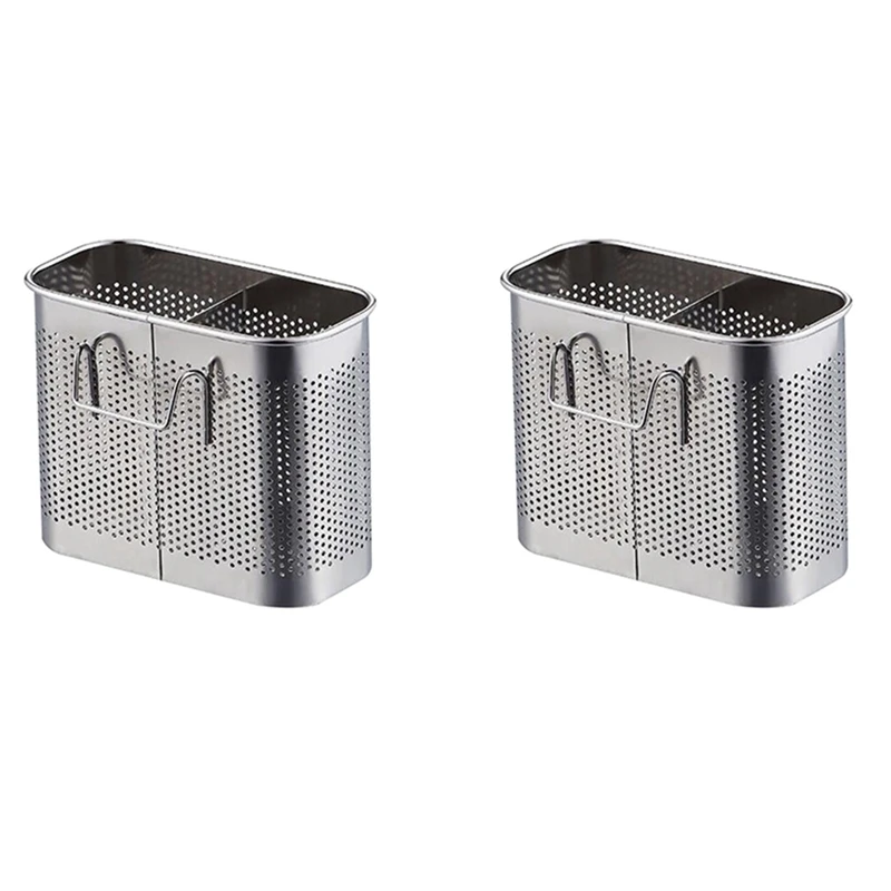 

2X кухонные принадлежности, палочки для еды, сушилка, корзина, крючок, 2 высококачественных сепаратора из нержавеющей стали