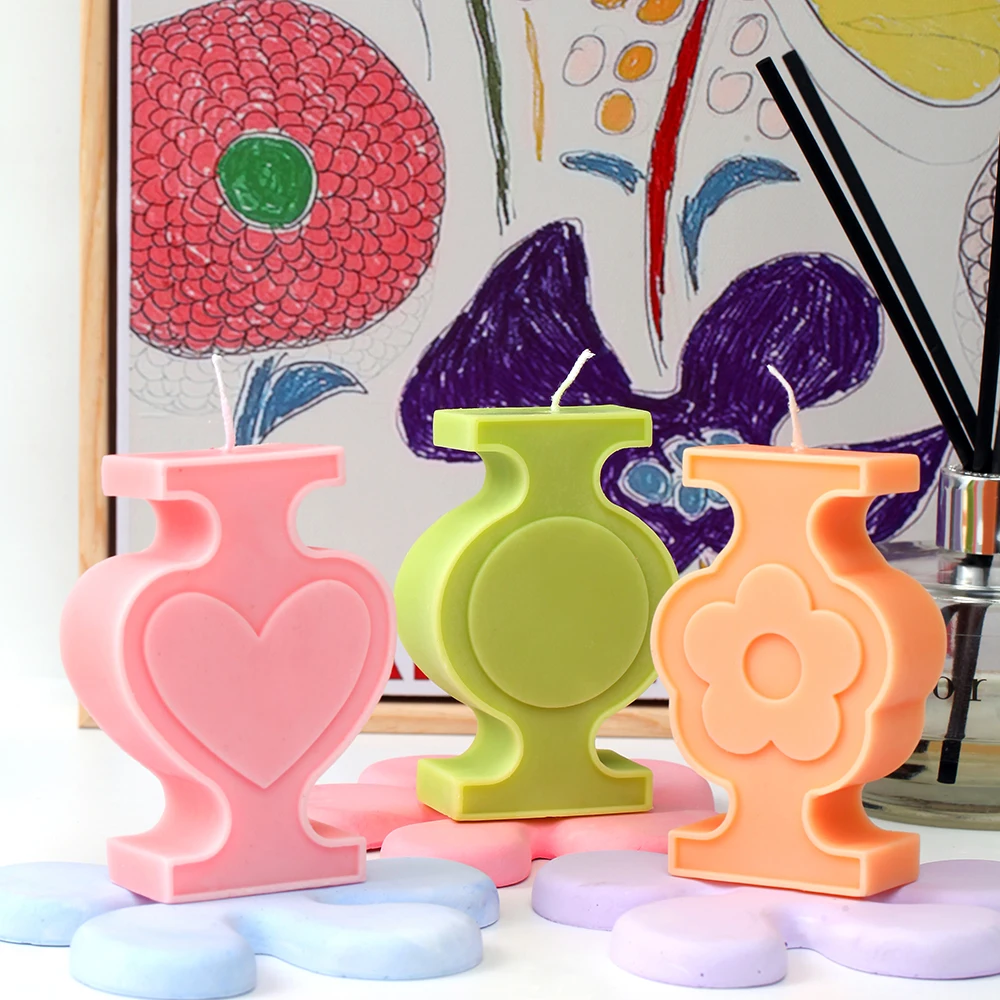 3D Пентаграмма форма для свечей Ароматизированная силиконовая соевого воска