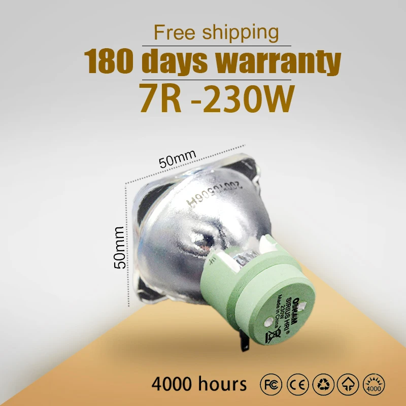 R7 230 луч Вт 7r Шарпи лампы проектора Перемещение луча SIRIUS HRI230W | Электроника