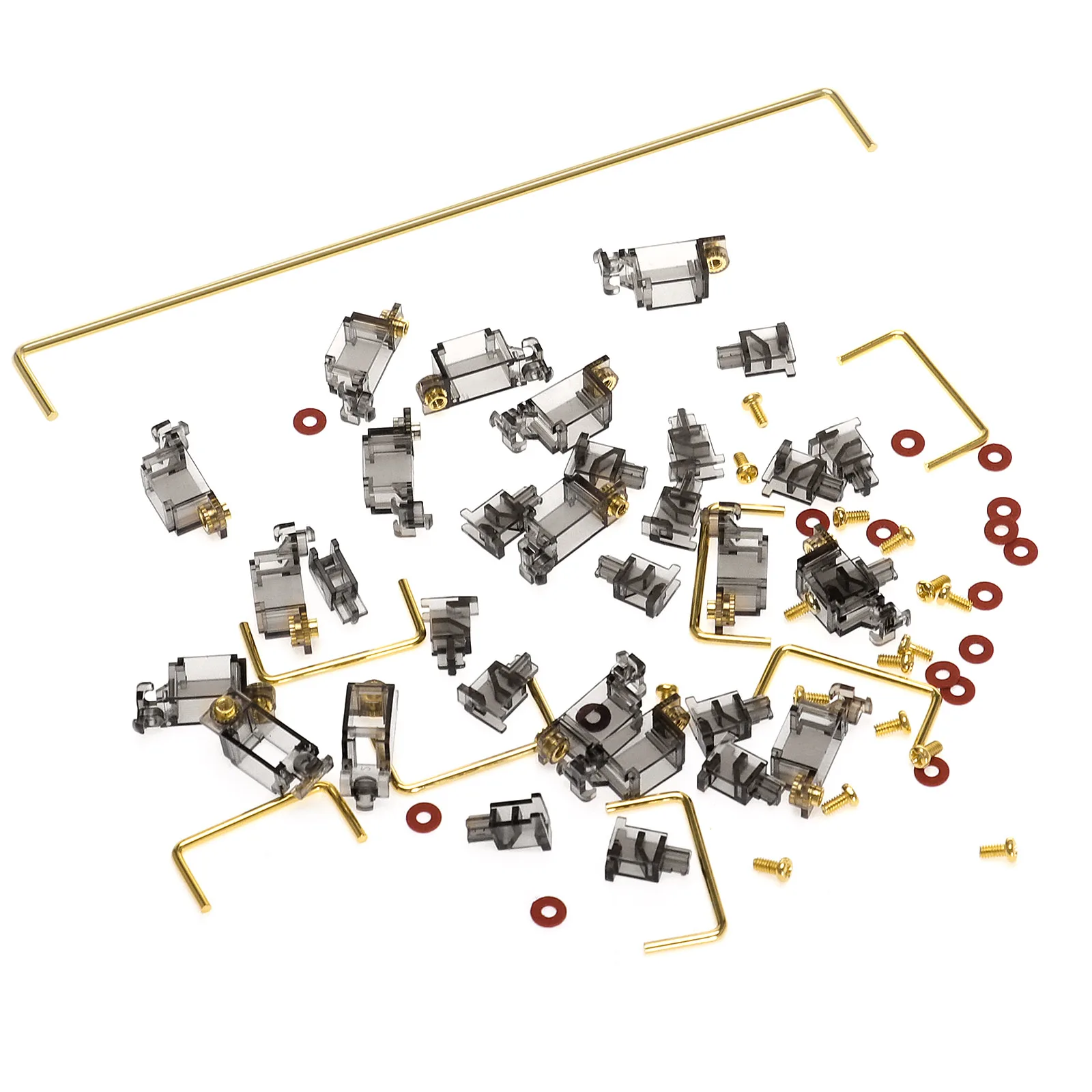 

V2 Black Transparent Screw Satellite Shaft PCB False Shaft V2 Screw-in