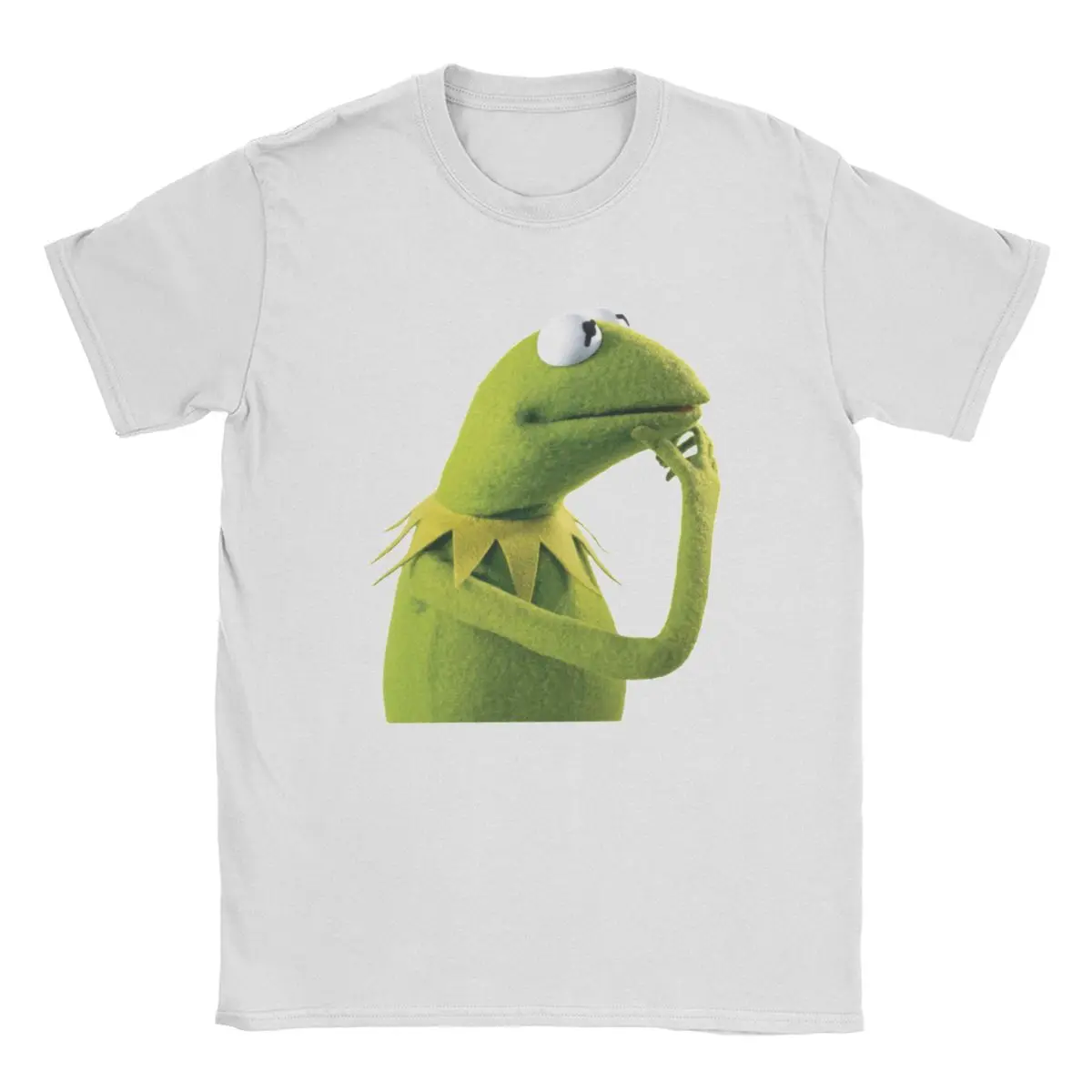 Мужская футболка Kermit The Frog Active Muppets футболки Disney Crazy с коротким рукавом и круглым