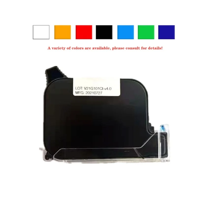 

Чернильные картриджи JS12, картриджи с быстросохнущим растворителем, высота печати 12,7 мм, разноцветные картриджи для струйных принтеров