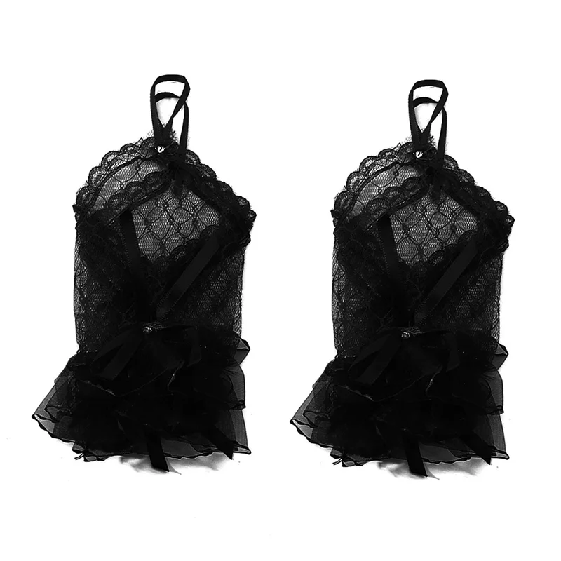 Элегантные женские короткие кружевные перчатки в стиле ретро с вырезами черного