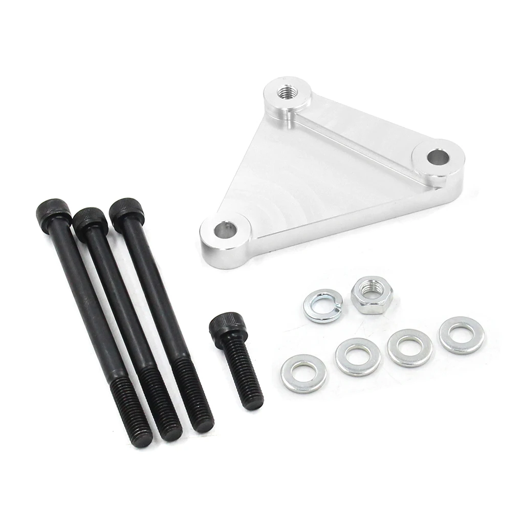 

Alternator Bracket Relocation Kit Alloy Support Swap Adapter Accessory Replacement for LS1 LS6 /Truck LSX 5.3 6.0