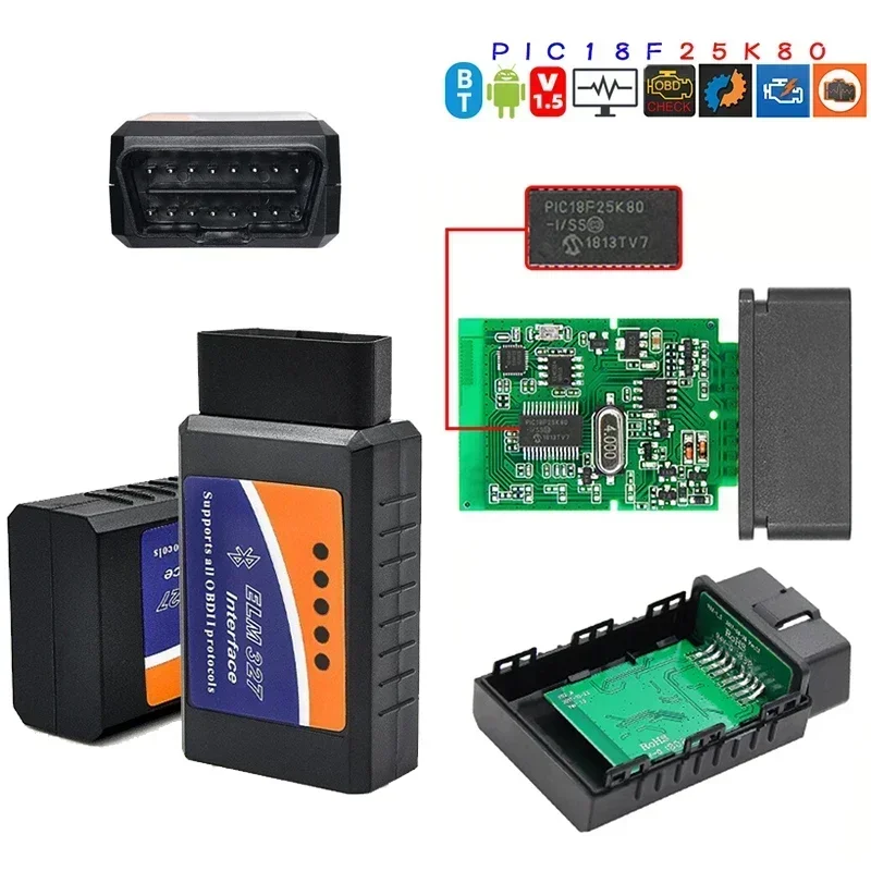

ELM327 OBD2 V2.1 Bluetooth Диагностический Инструмент Для Android И Windows Автоматический Сканер Автомобильный Детектор Инст...