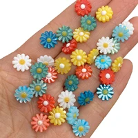 daisy shell beads natural freshwater shell dyed bead charms for diy jewelry making bracelet necklace earrings beads accessories