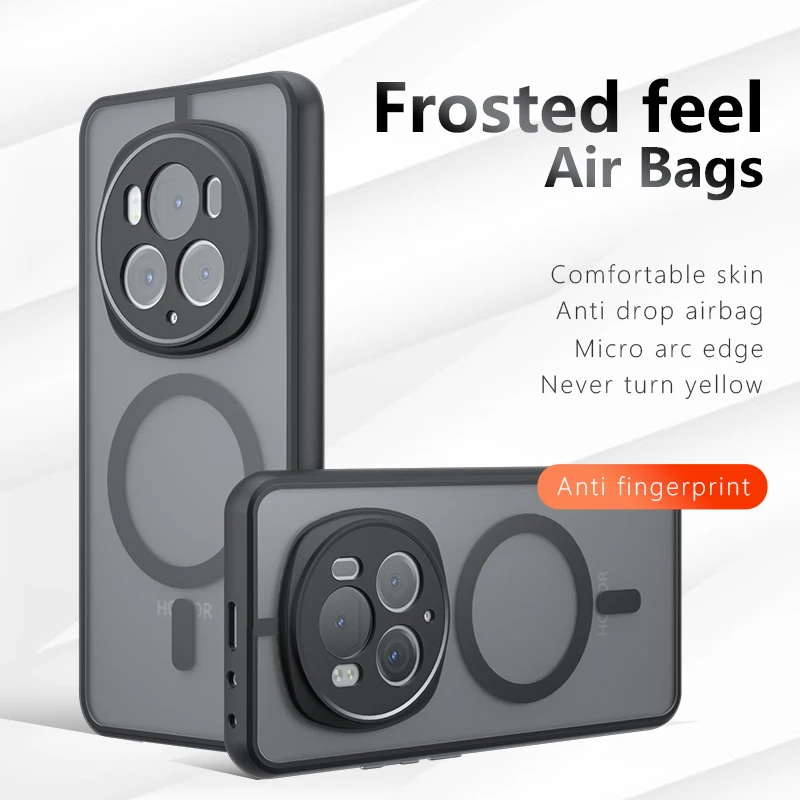 Для Honor Magic 6 Pro Чехол Магнитный чехол с защитой от падения из жесткого