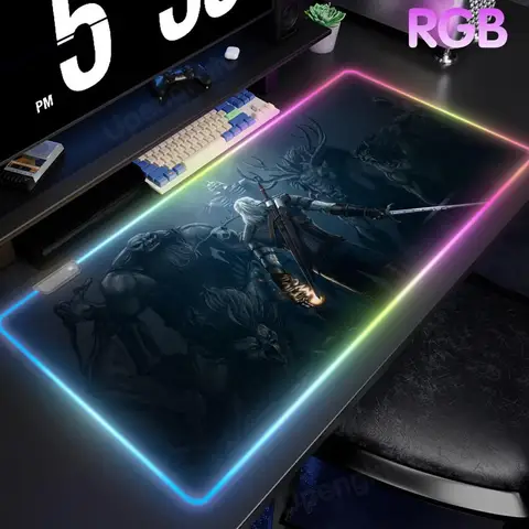 T_the Witcher 3 коврики для мыши RGB резиновые